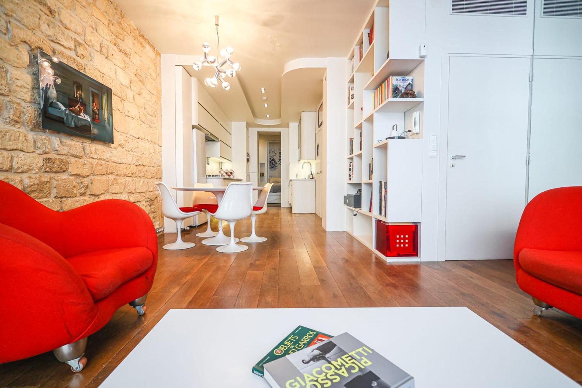 Elegant Appartement Climatise De 65 M2 Avec 2 Ch Paris Luaran gambar